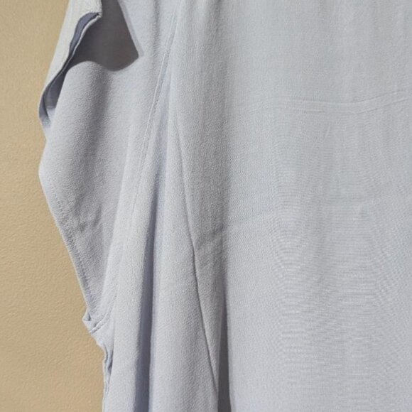 H & M short sleeve baby blue blouse XL - Picture 4 of 8